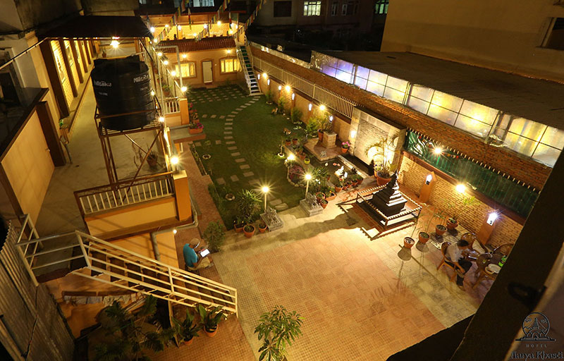 hotel garden